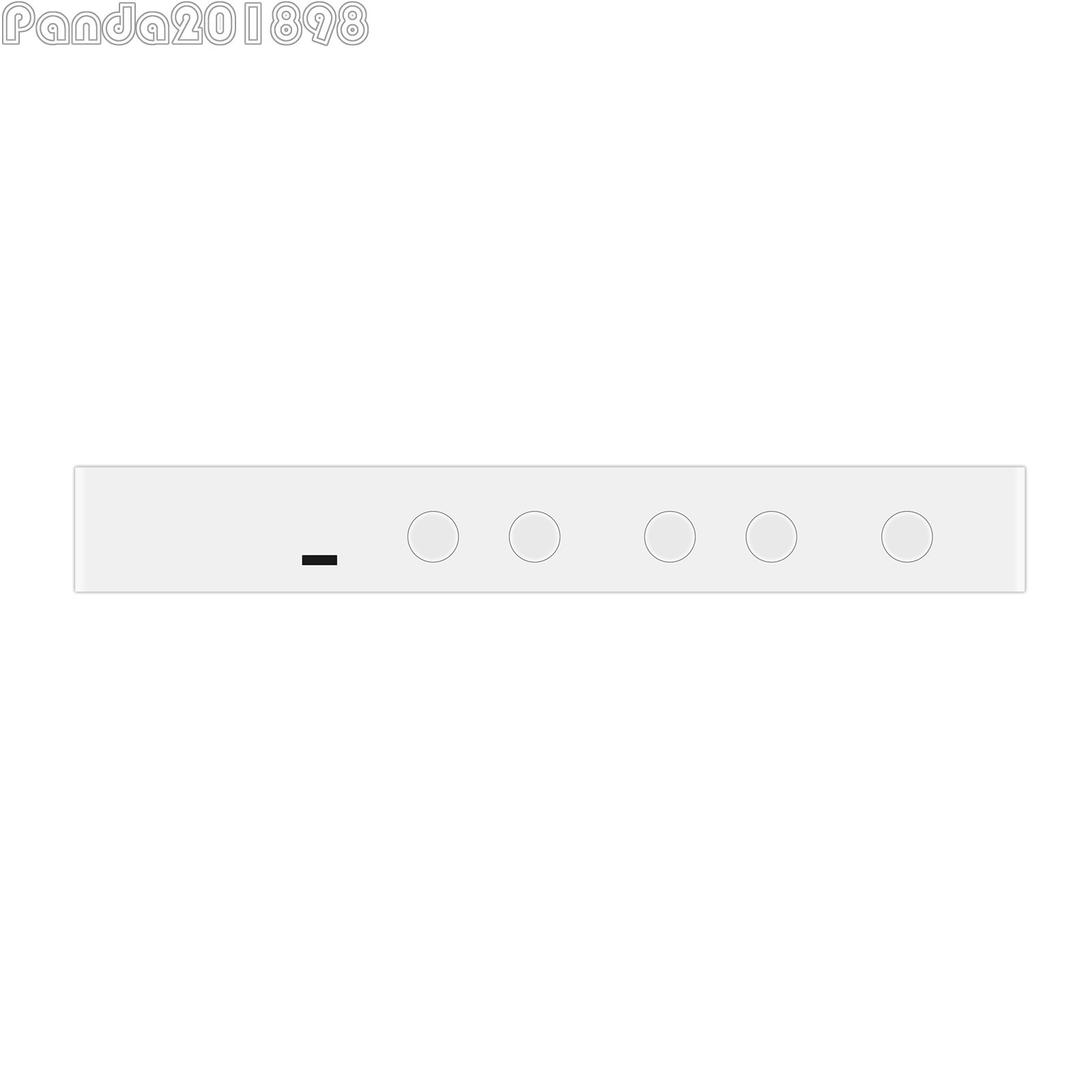 HAMGEEK RW01 Mini E-Ink Reader E-Book Reader (White Panel) for Weather Clock