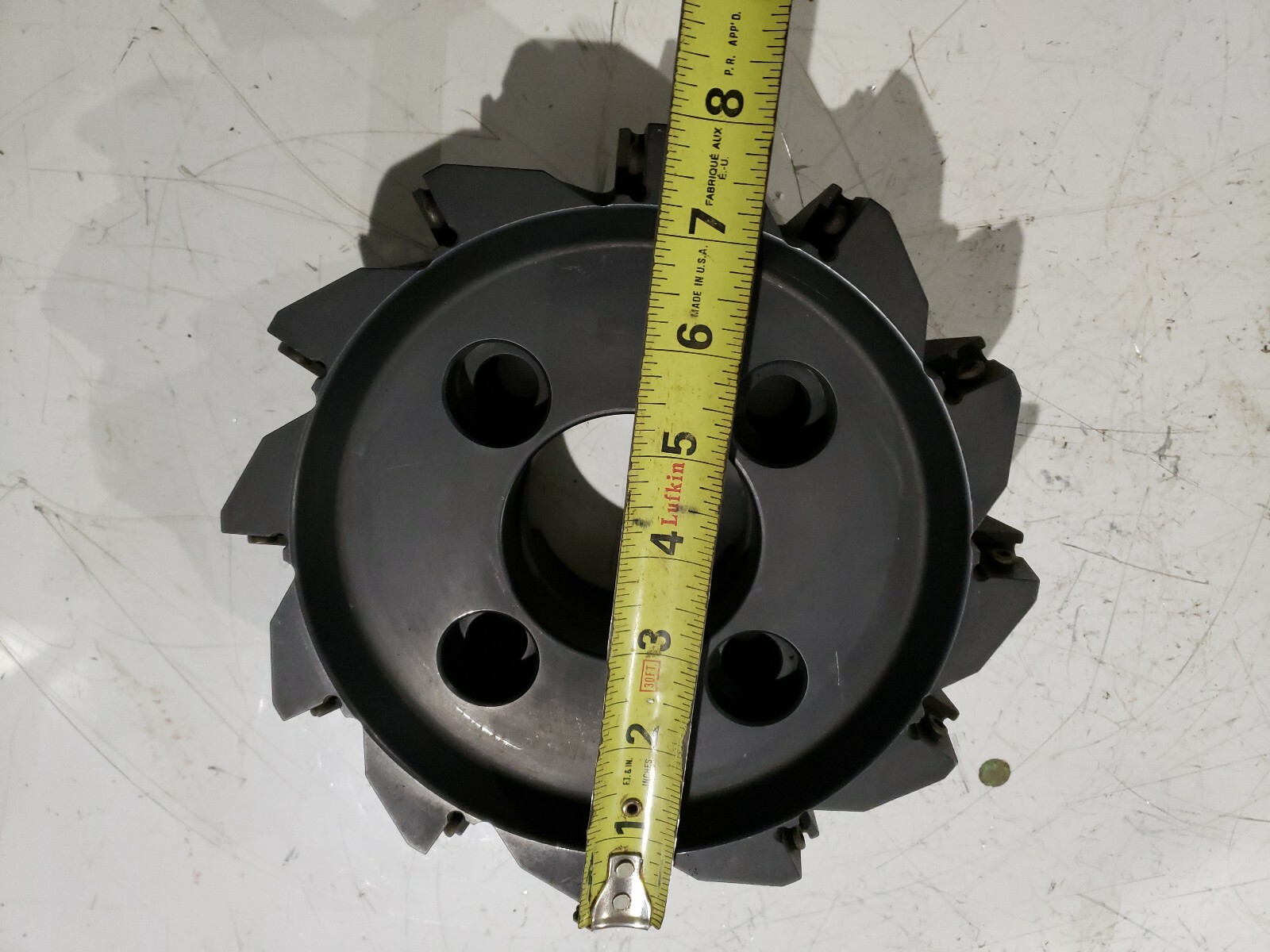 Walter Valenite VFQS90SE0800C12R ,SNEX15T612ERQC Facemill 8″ dia Cutter USA