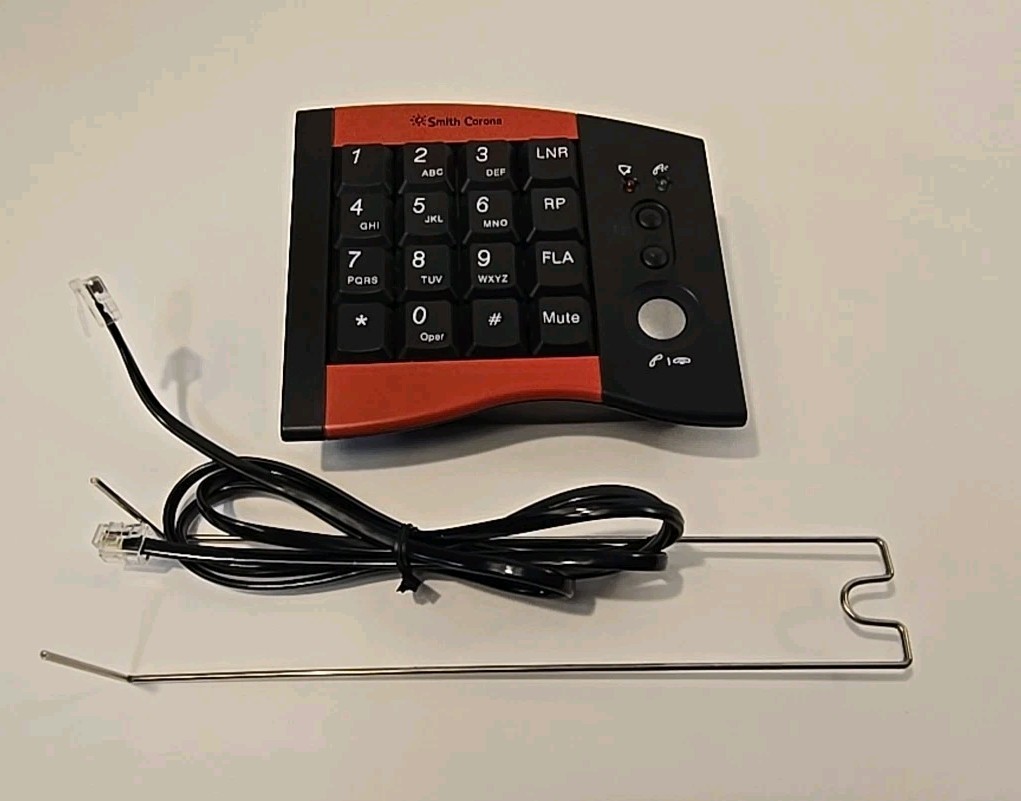 Smith Corona HP100 Headset Phone Dial Pad for Work From Home Office W Hanger