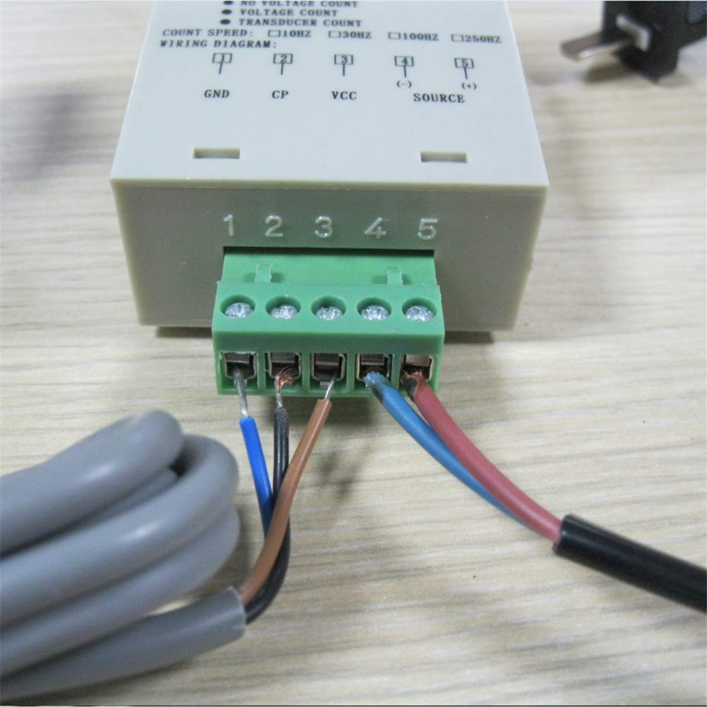 / 110-220VAC LED Auto Display Digital Counter 0-999999 6 Digits + Photoelectric