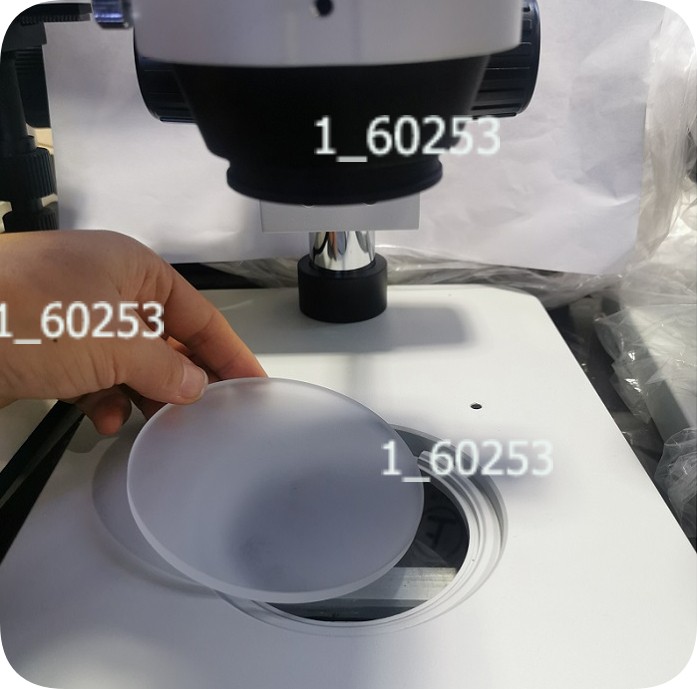 1PC 75mm/90mm/95mm/100m Stereo Microscope Specimen Stage Frosted Glass Plate