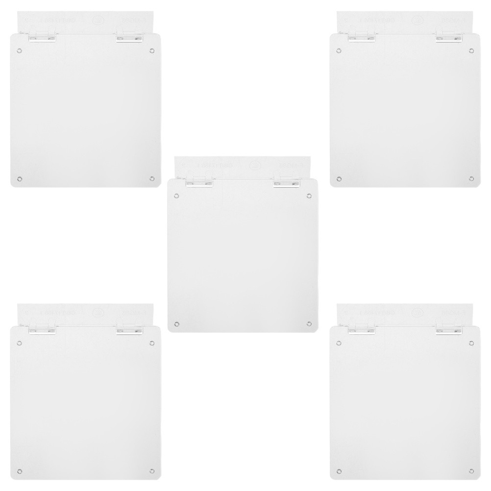 5 Pcs Hvac Thermostat Cover Air Conditioning Protector Childproof
