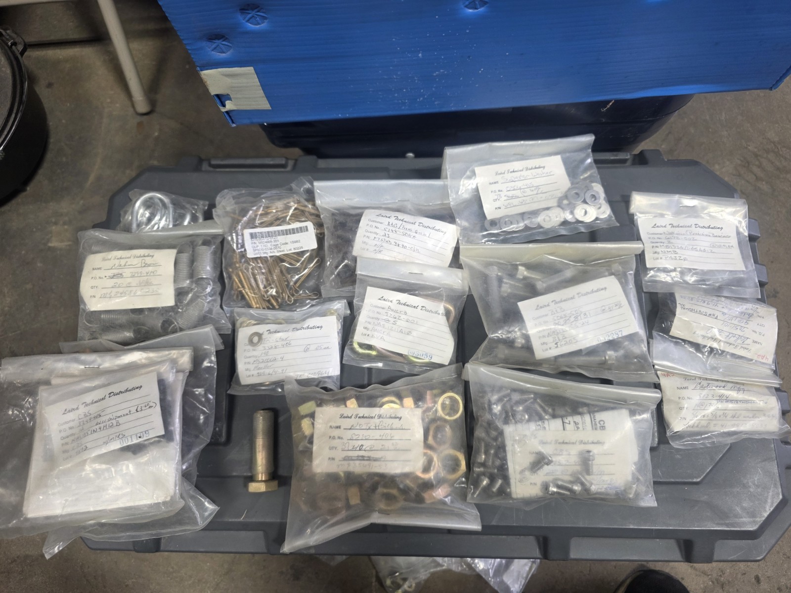 Lot of Mixed Aviation Fasteners and Hardware 20+ Pounds