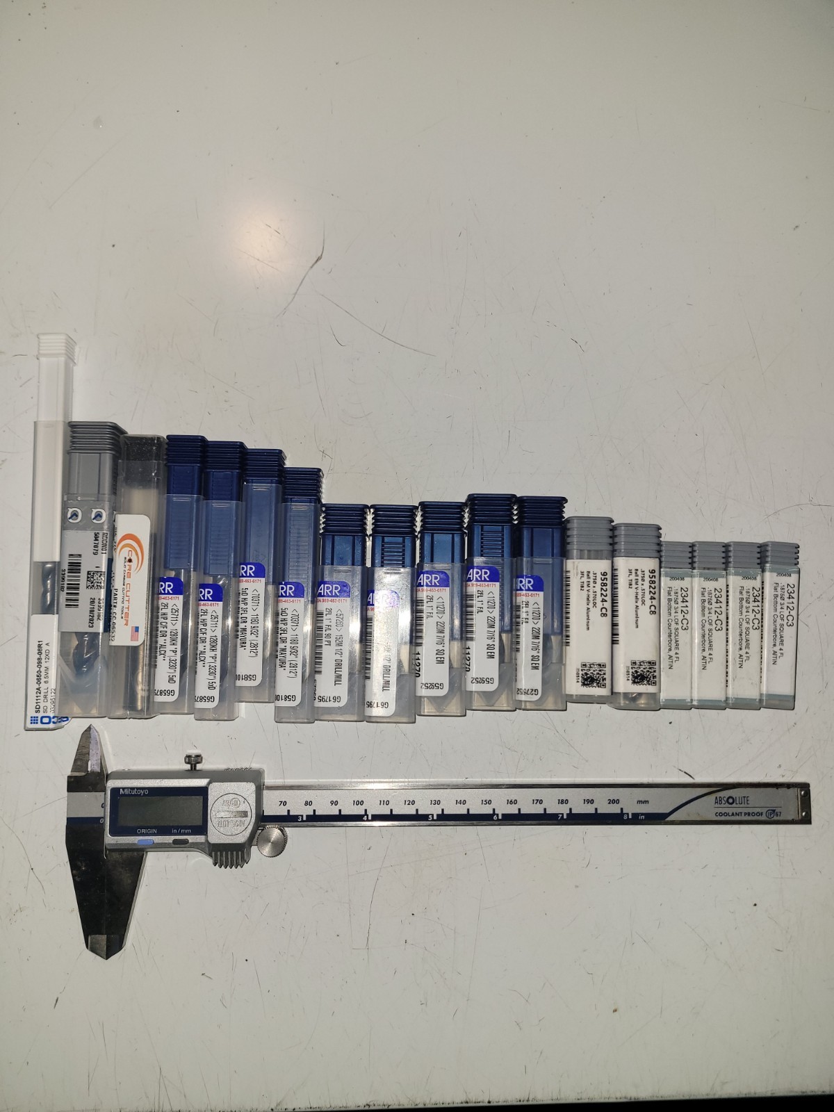 Tool Lot (Carbide Drills And End Mills)