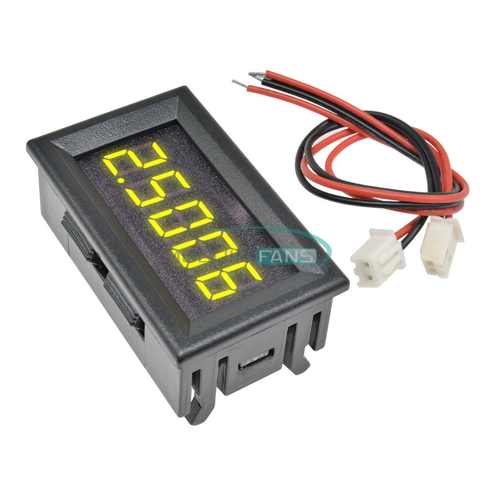 Yellow DC 0-4.3000-33.000V 5 Digit Precision Digital Volt meter Voltage Panel