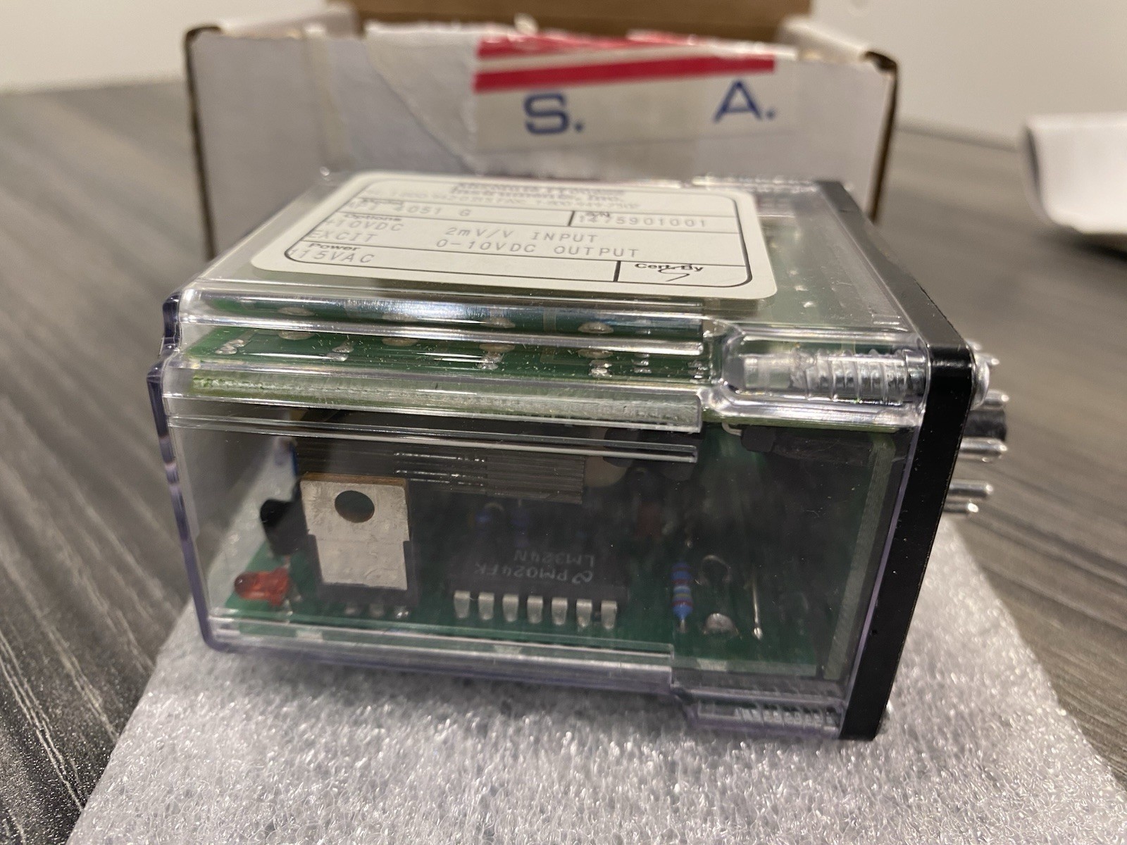 API 4051 G Isolated Sensor Amplifier Bridge / Strain Gauge / Load Cell Input USA