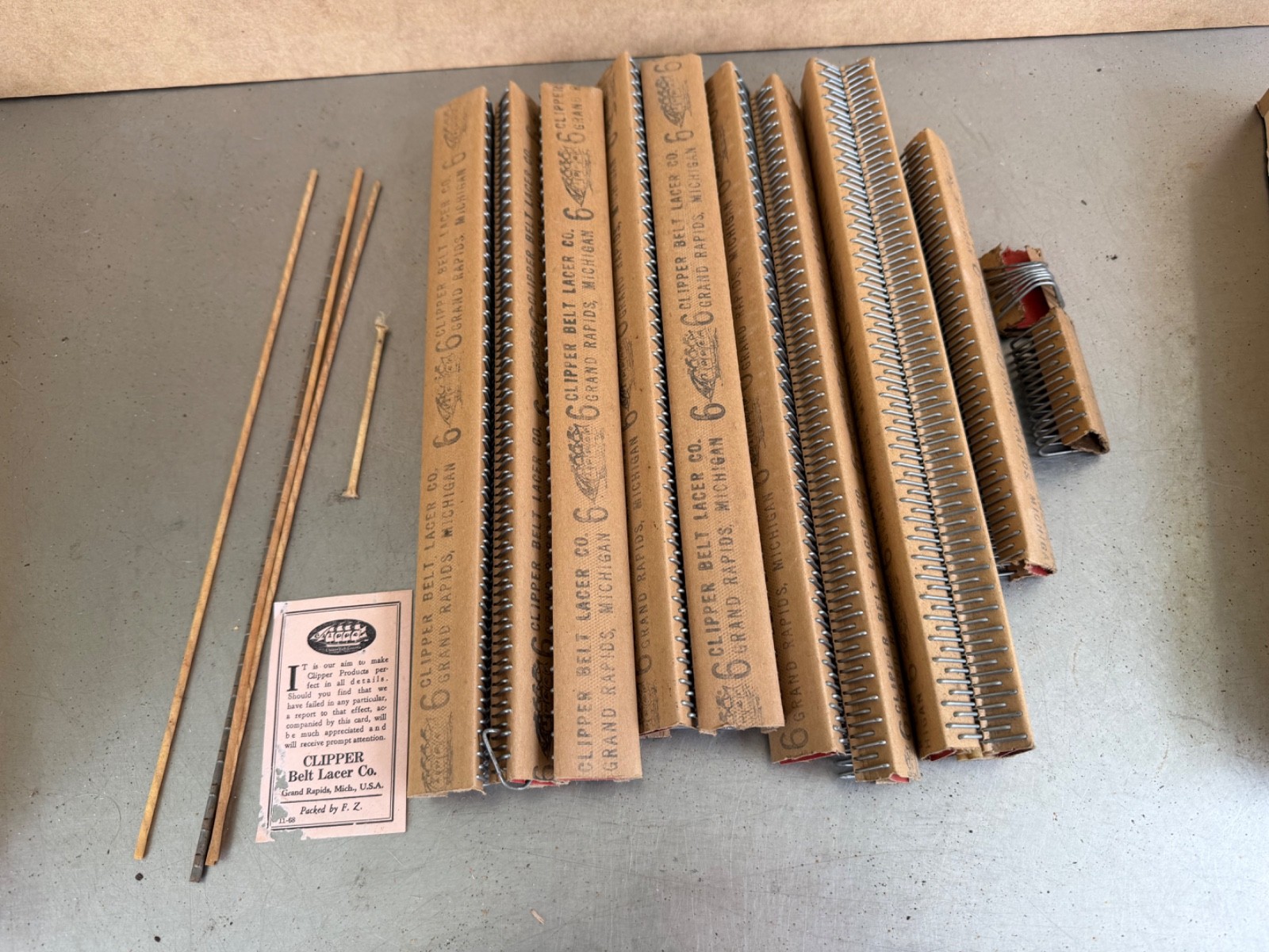 Clipper Belt Fasteners Hook Size #6 – FREE SHIPPING