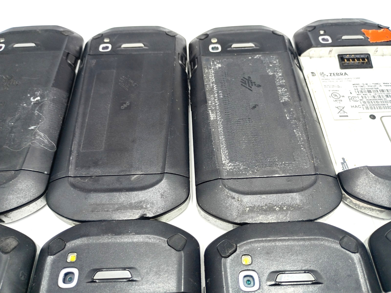 Lot of 13 Zebra TC56CJ-2PAZU2P-US Barcode Scanners 8 Batteries BT-000314