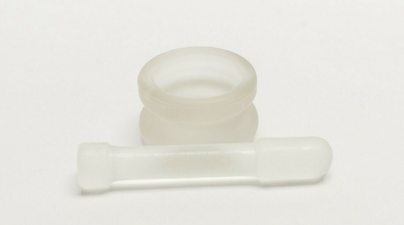 DENTAL MEDICAL LABORATORY MORTAR AND PESTLE KIT FROSTED GLASS ( 1 SET )