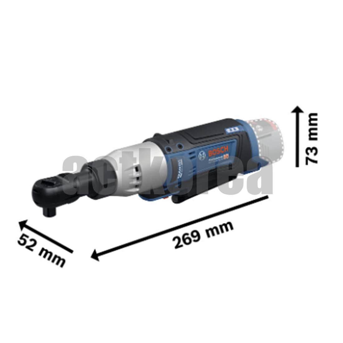 Bosch GRC 10.8V-60 3/8 Cordless Ratchet Wrench Brushless Compact Bare Tool Only