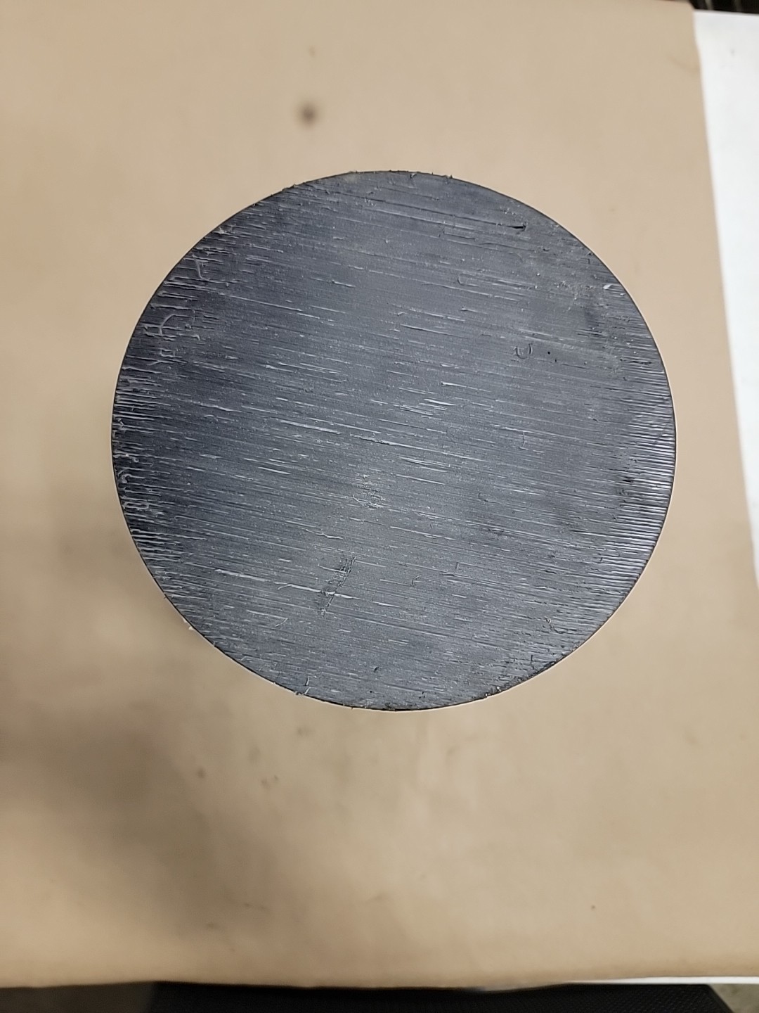 6.500 (6 -1/2 inch) x 12 inches, Cast Nylon Round Rod