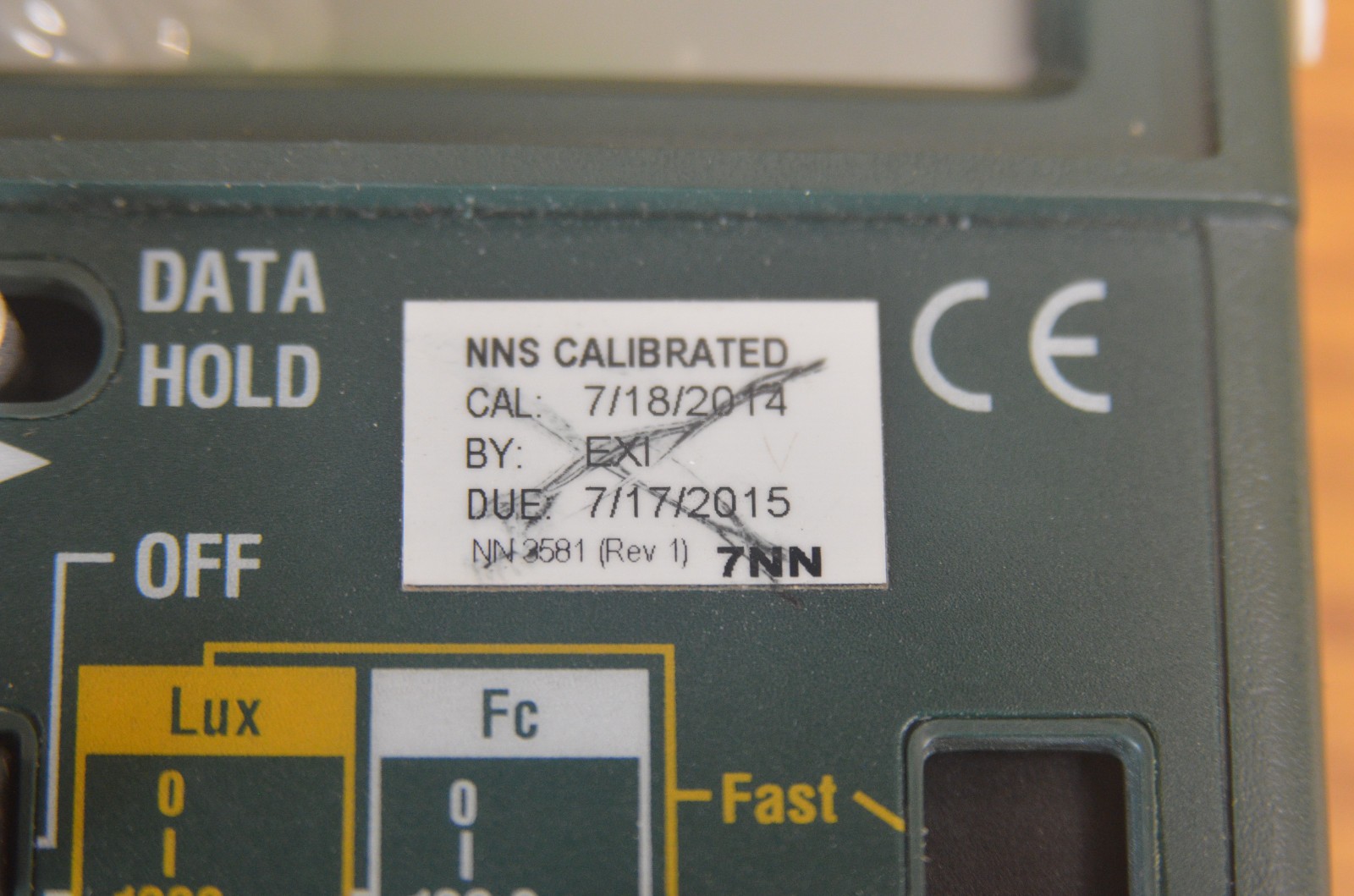 Extech Lightmeter 401025 Parts Only (6-D)