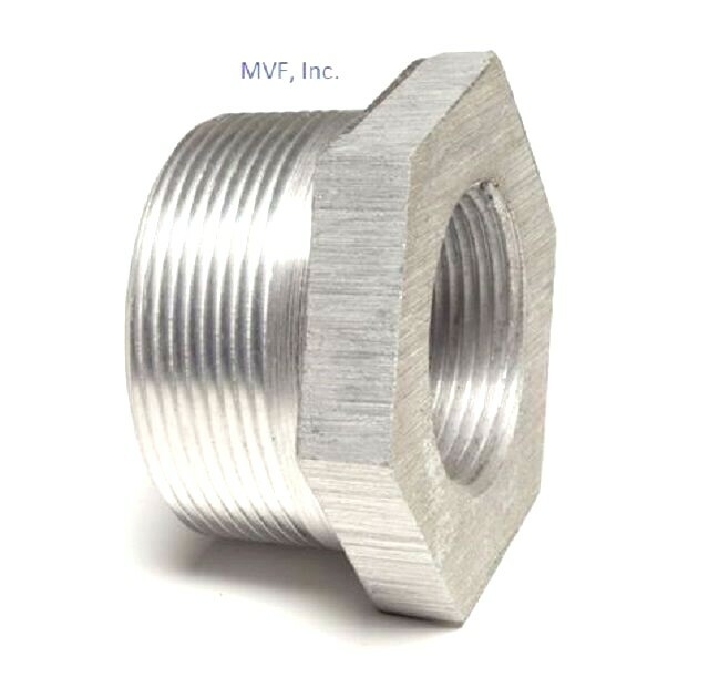 2″ X 1-1/2″ 150 NPT Hex Bushing Aluminum 356-F Sch 40 Pipe Fitting A12090841