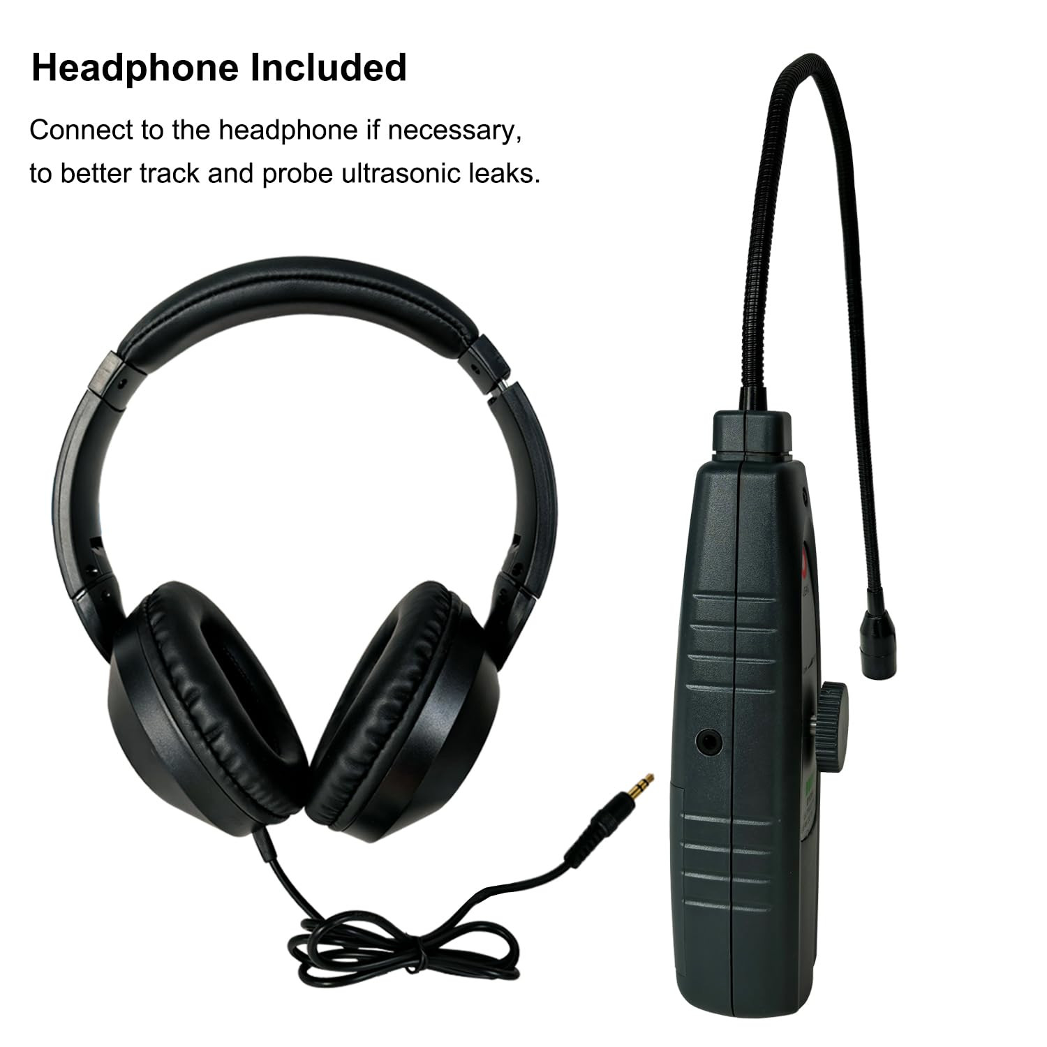 Ultrasonic Leak Detector for Hvac/Automotive/Industrial Use | 38-42Khz Frequency