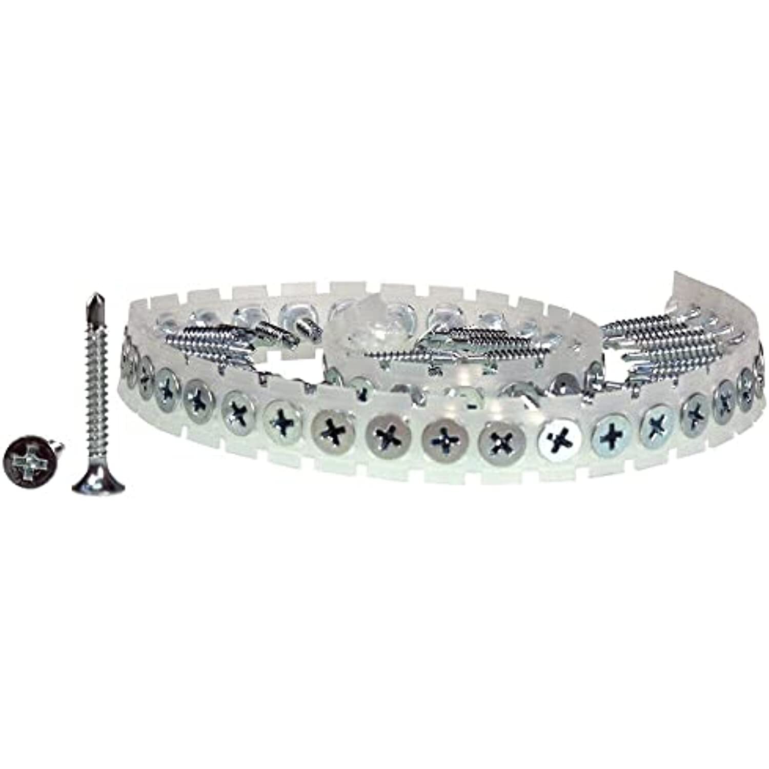 Senco 08D300W DuraSpin #8 x 3-inch, Decking and Dock Collated Screw, 800 Ct.