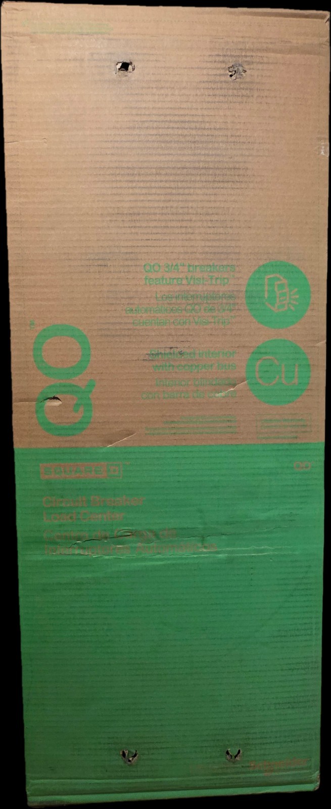 Square D QO Series Load Center Main Breaker 200-Amp 42-Space 42-Circuit Plug-On