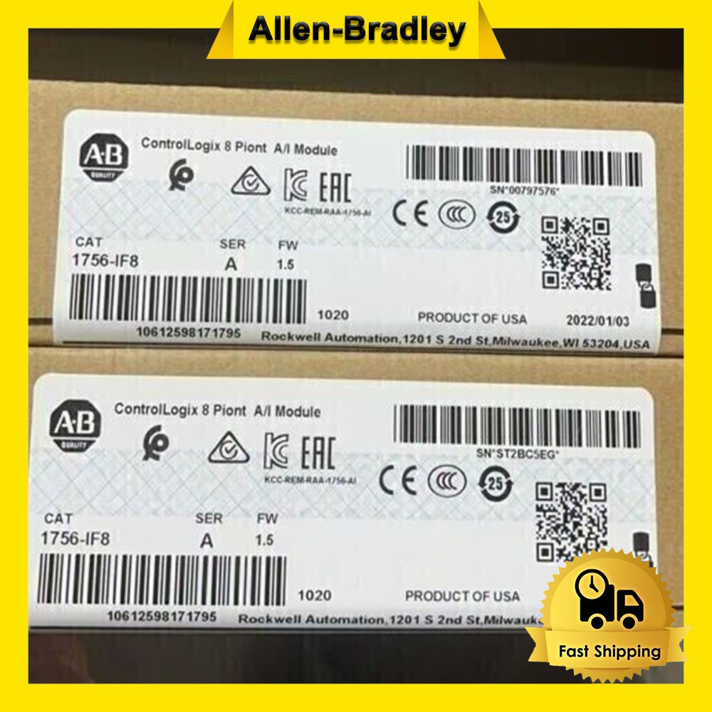 AB 1756-IF8 /A Controllogix 8 Point A/I Module AB 1756 IF8