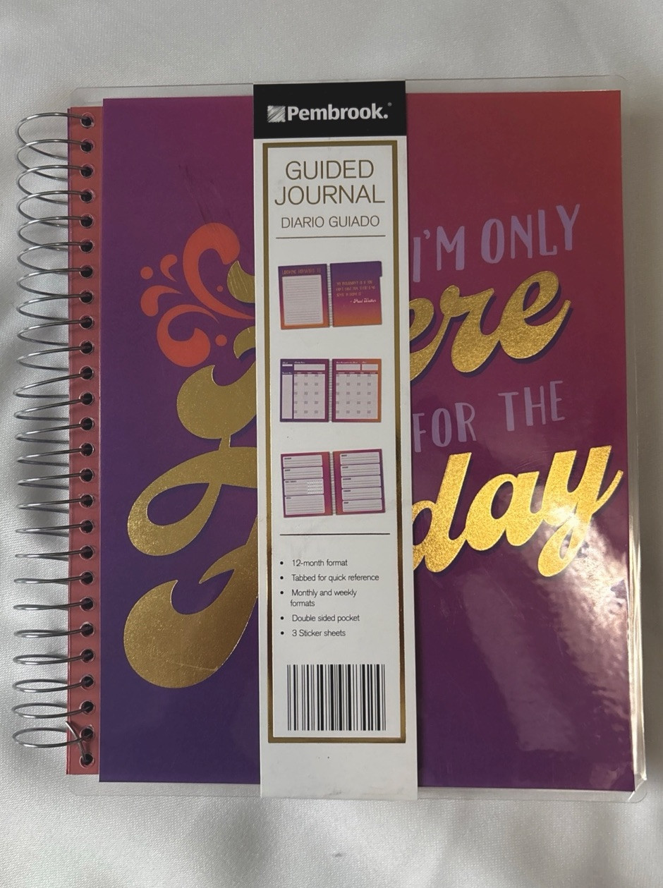 Pembrook Guided Journal Make It Happen Goal Planner Undated 12 Month Format