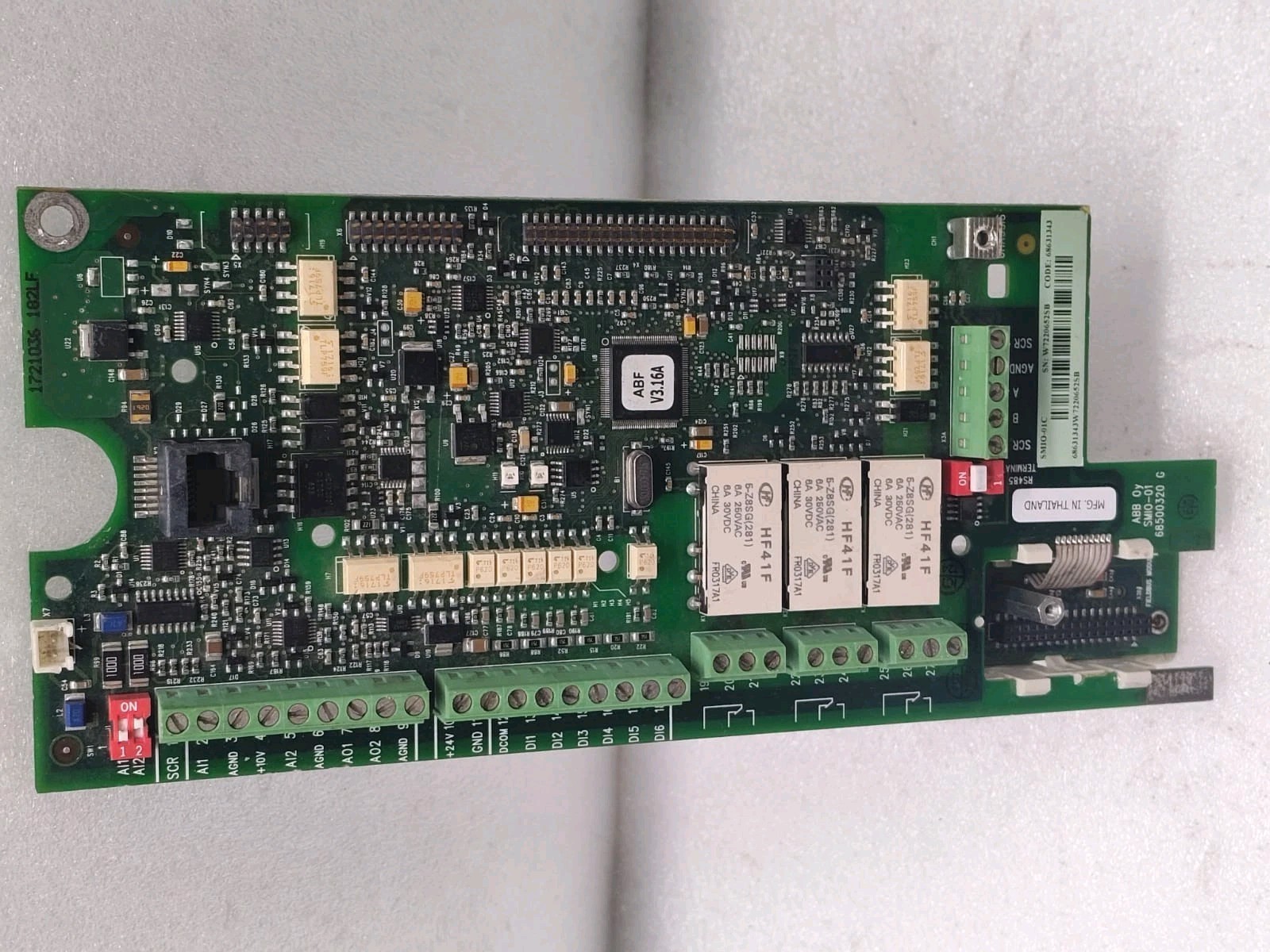 ONE ABB Inverter ACS550 Series CPU Motherboard SMIO-01C Used Free delivery