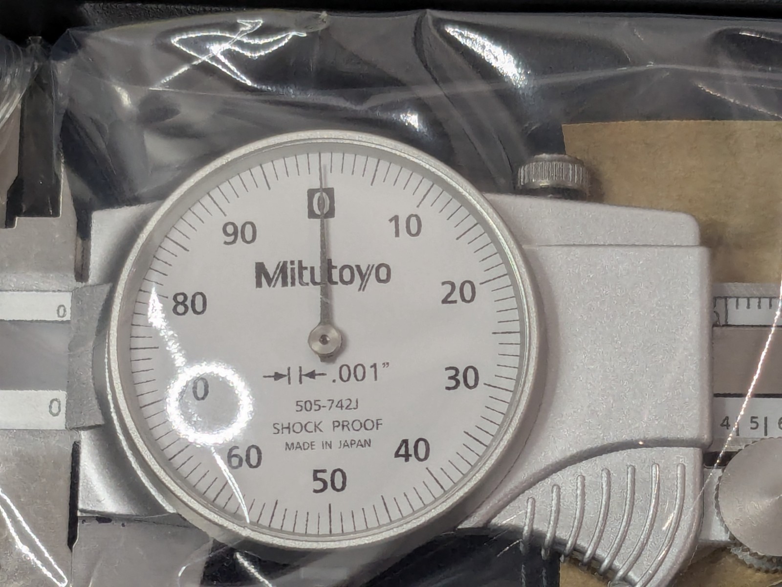 Mitutoyo Dial Caliper 0 to 6″ Range D6 ” TX 505-742J
