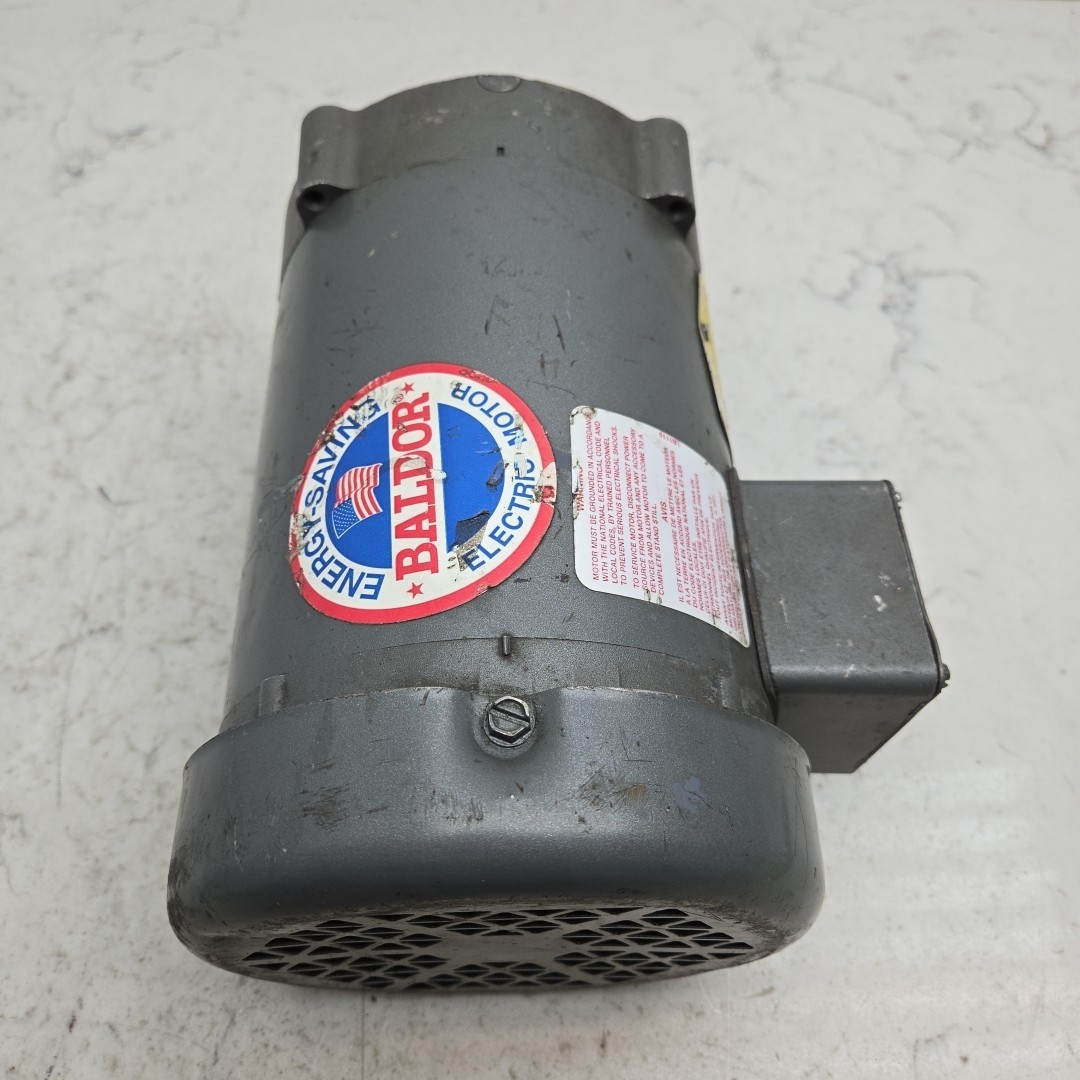 Baldor KM3454 Industrial Electric Motor 1/4 Hp 1725 Rpm 230/460 Volt 3Ph 56C Fra