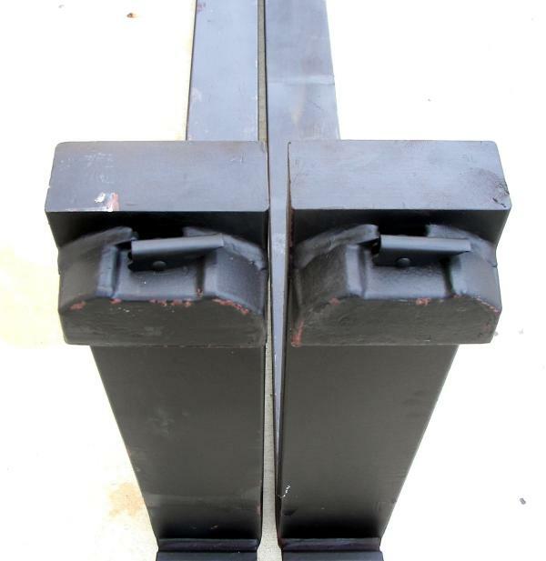 NEW CLASS IV 4 8 FT FORKS 2.5″ X 6″ X 96″ (PAIR) FORKLIFT FORK FOOT