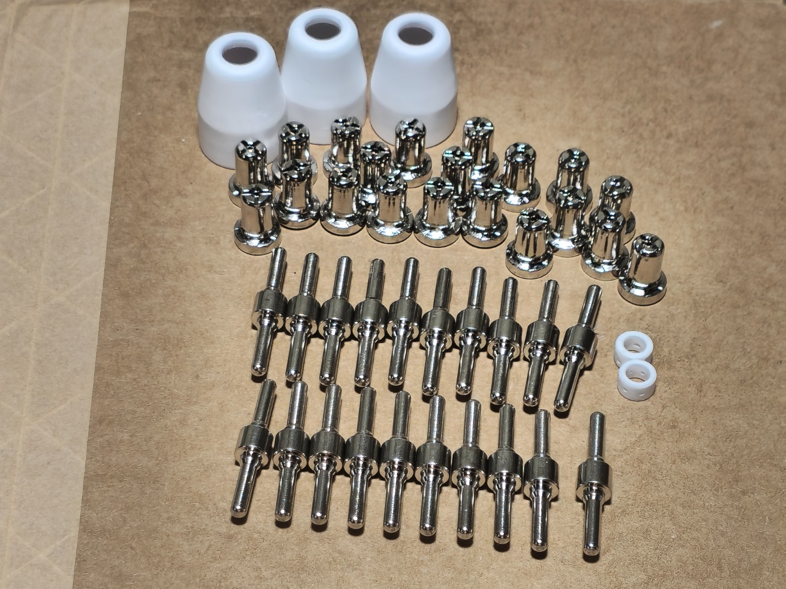 HVC50 Replacement Plasma Tips Nozzles Electrodes Parts 40A 50A HZXVOGEN