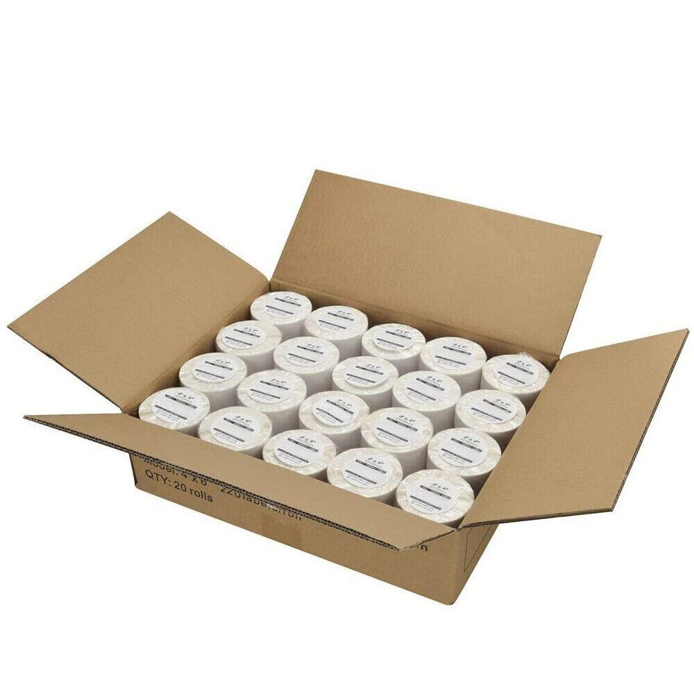 80 Rolls 17600 Labels 4×6 Thermal Shipping Label 220/Roll Fit Dymo 4XL 1744907