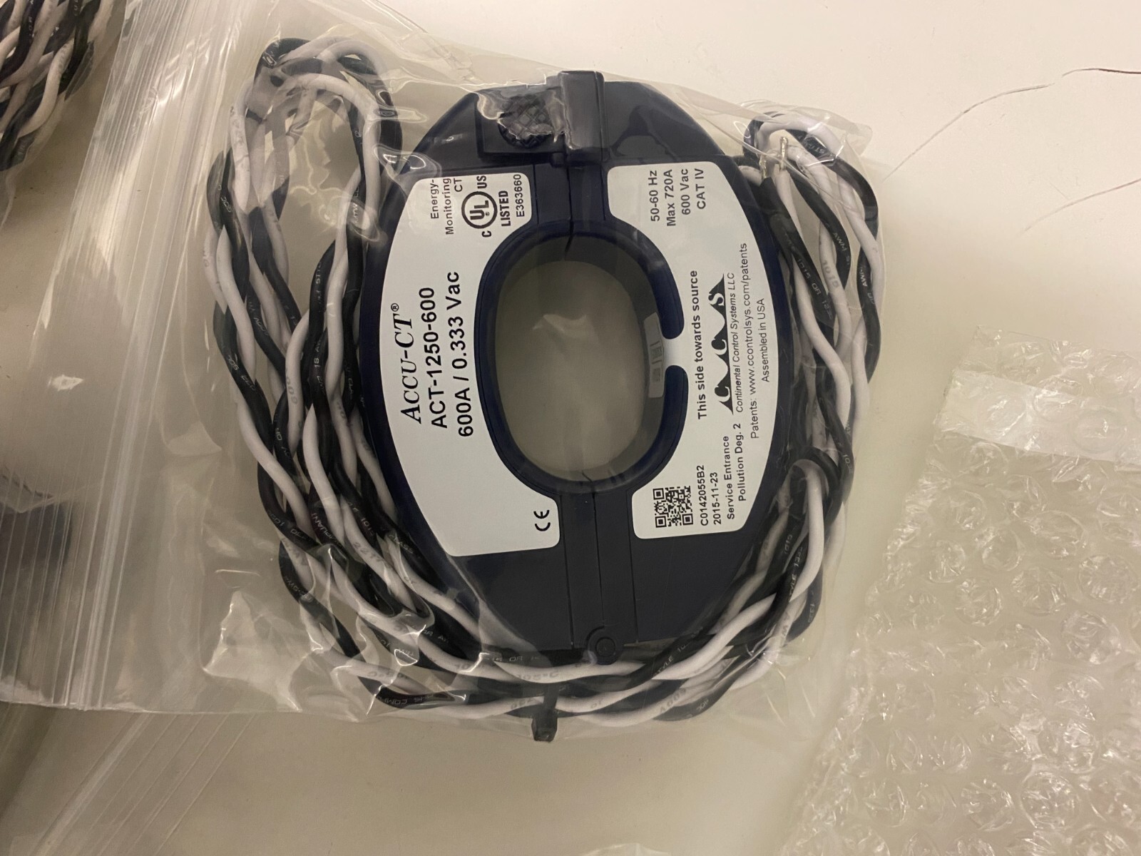 continental controls lot of split core transformers CTS0-0750-200, ACT-1250-600