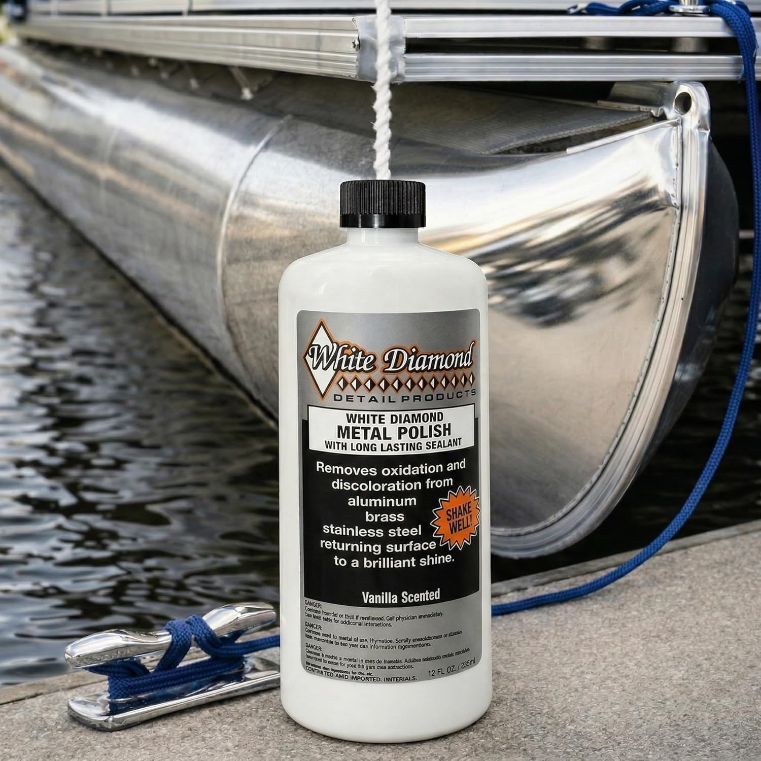 Metal Polish with Long Lasting Sealant, 12 fl oz Removes Oxidation (US Only)