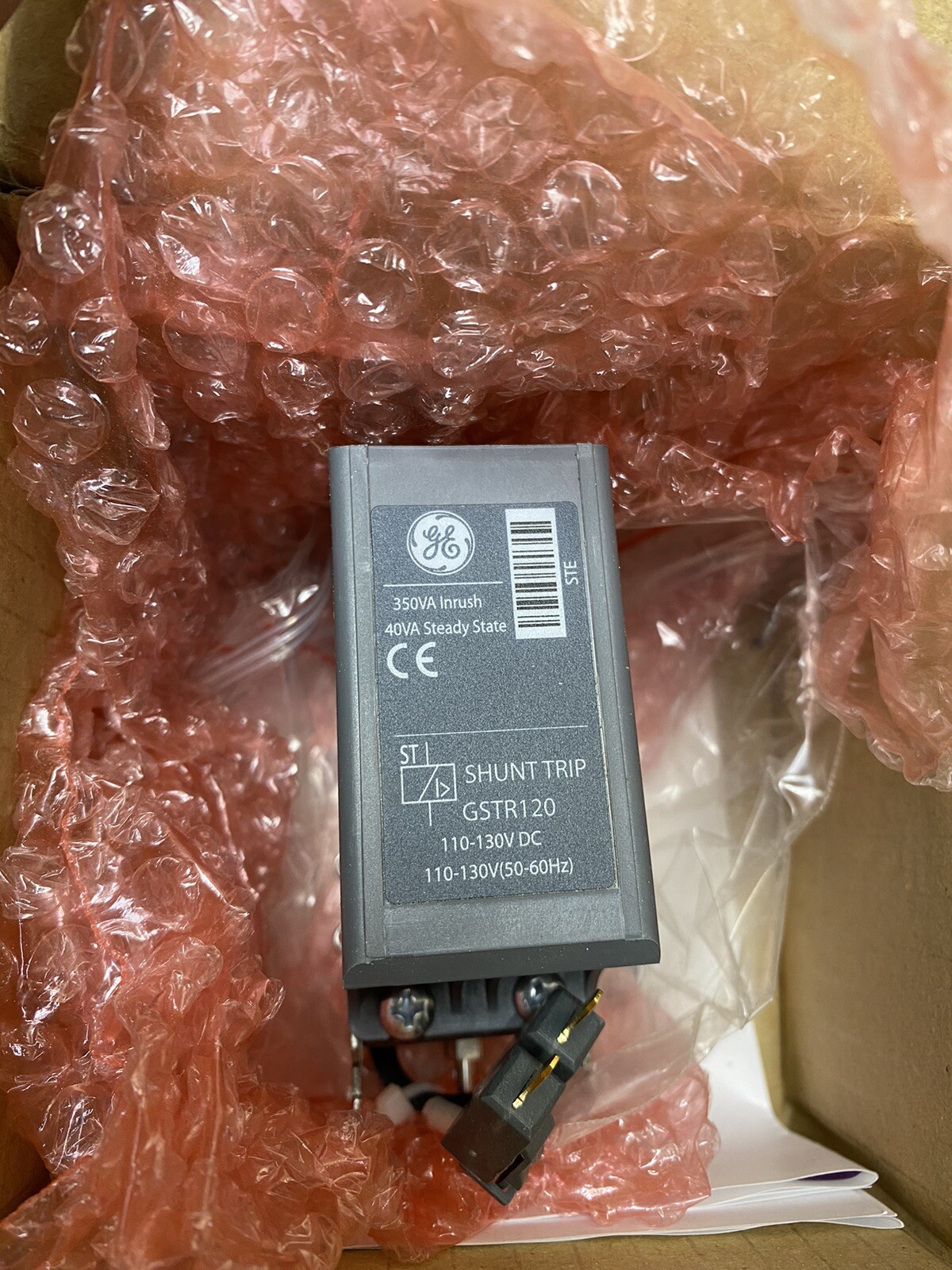 General Electric EntelliGuard GSTR120R Shunt Trip