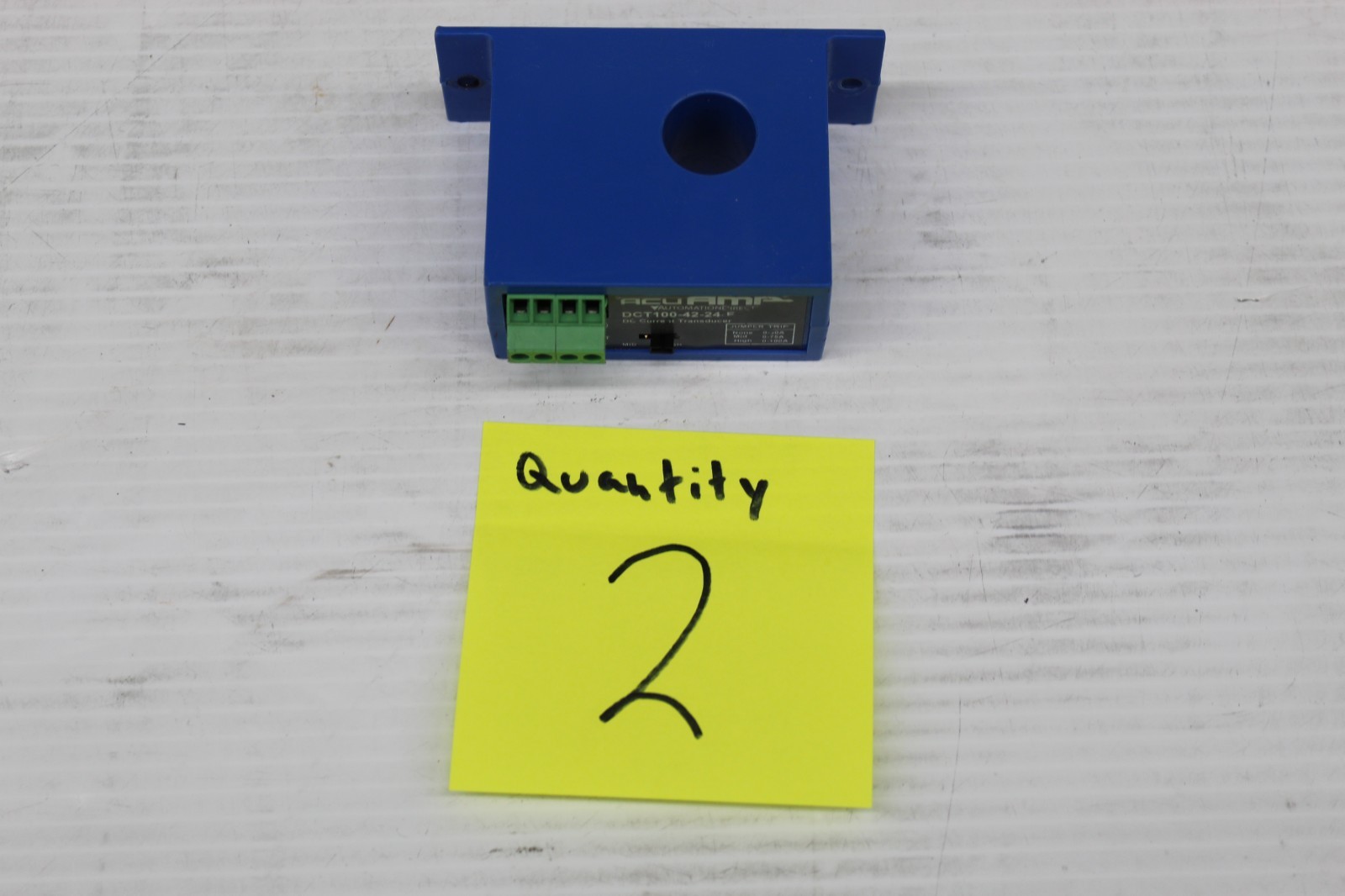 Automation Direct ACUAMP DCT100-42-24-F DC Current Transducer 24V
