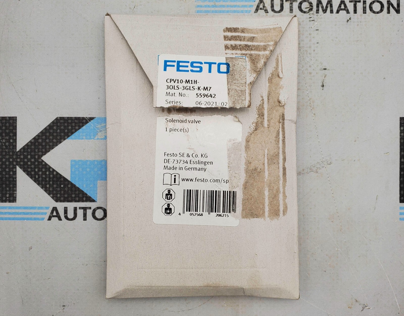 Festo CPV10-M1H-3OLS-3GLS-K-M7 Solenoid Valve 0.46W 21VDC IP00/65 559642