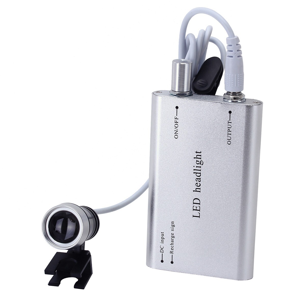 3.5X Dental Loupes 3W Portable LED Head Light Medical Surgical Glasses Loupe