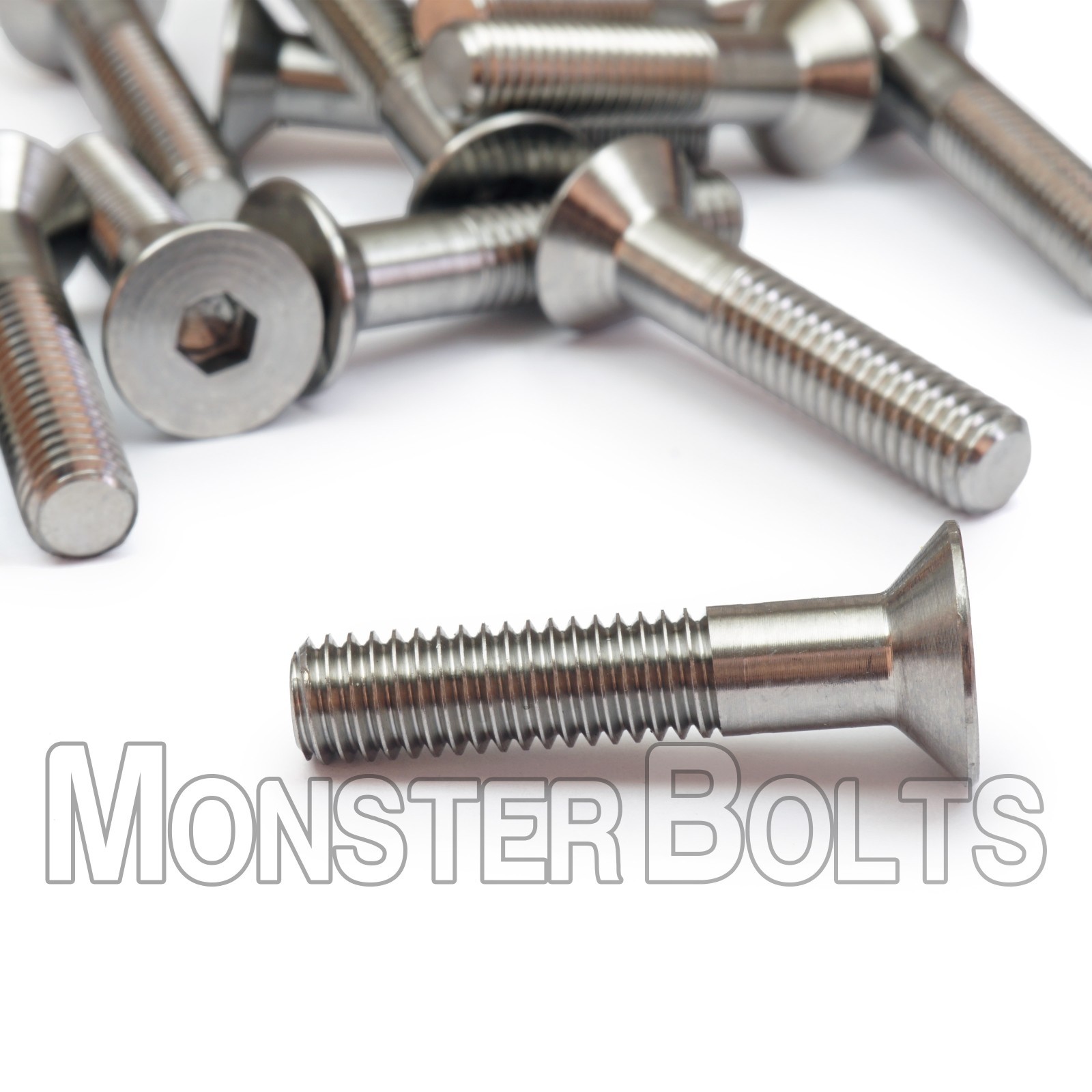 M4 Titanium Flat Head Socket Cap Screws – Grade 5 Titanium Metric Fasteners