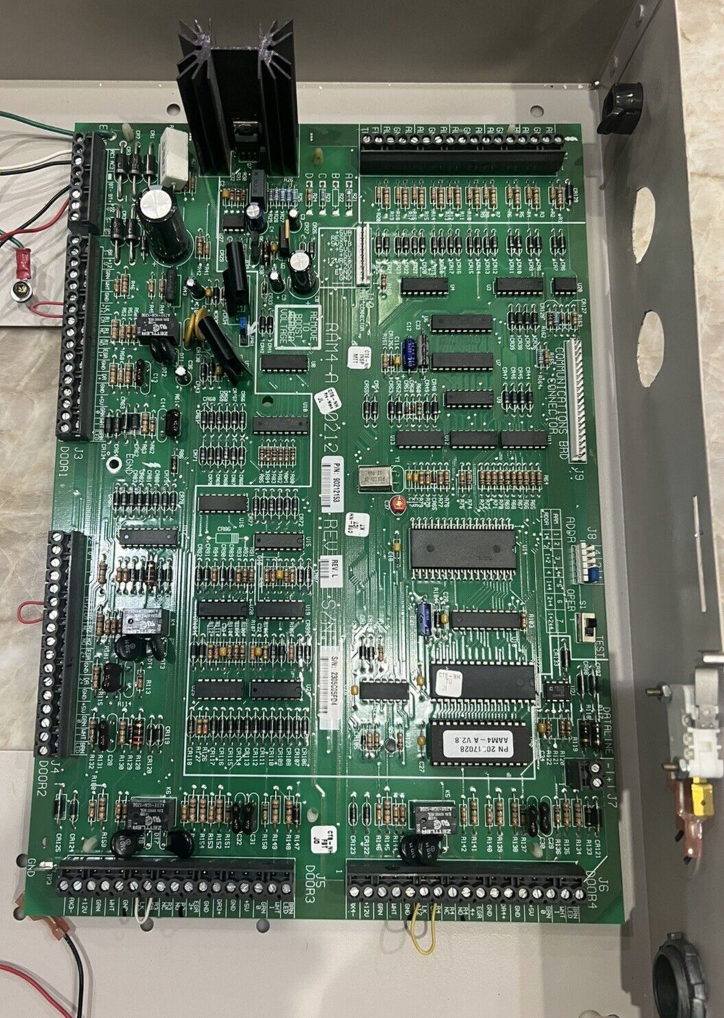 Sonitrol Alarm System Control Circuit Board 90212153, AAM4-A, AAM4A