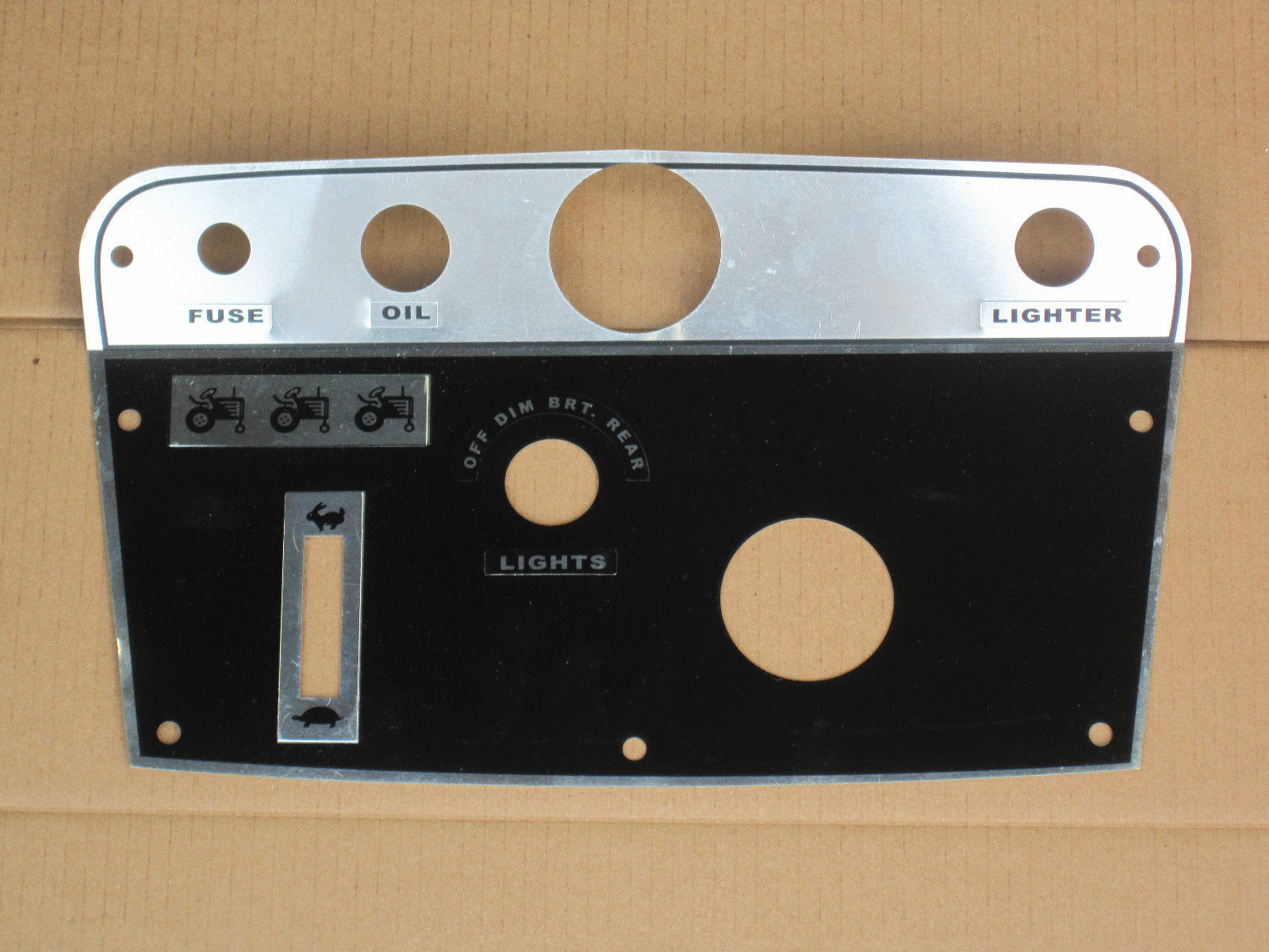 DASH PANEL INSERT FOR IH INTERNATIONAL 154 CUB LO-BOY 185