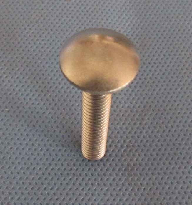(100) 1/4-20×1-1/2 Carriage Bolts 304 Stainless Round Head Square Neck