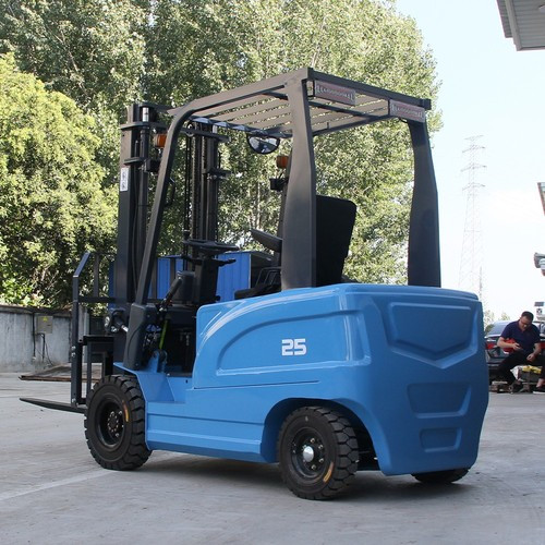 2.5-ton electric forklift, 60V 70Ah battery and charger, warehouse elevator