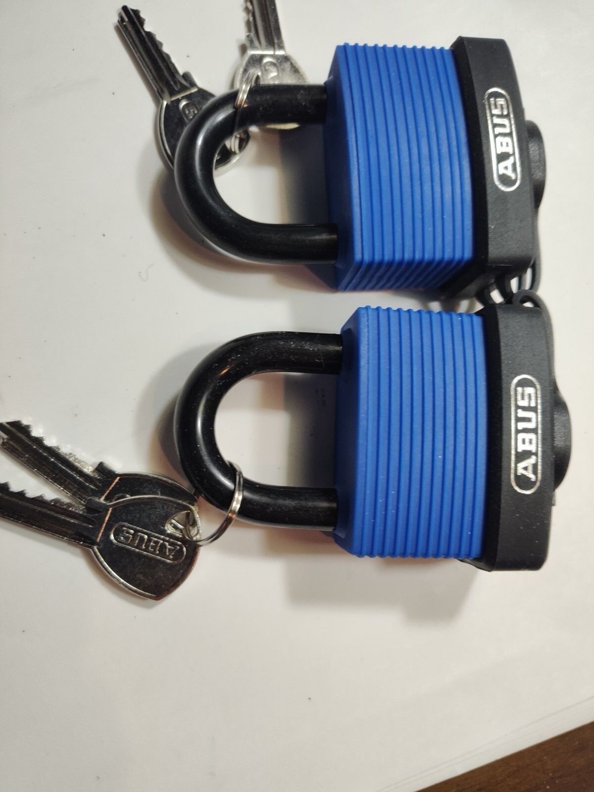 ABUS 70IB/50 MK KD Keyed Padlock, 59/64 in,Rectangle,Blue 5UKK2