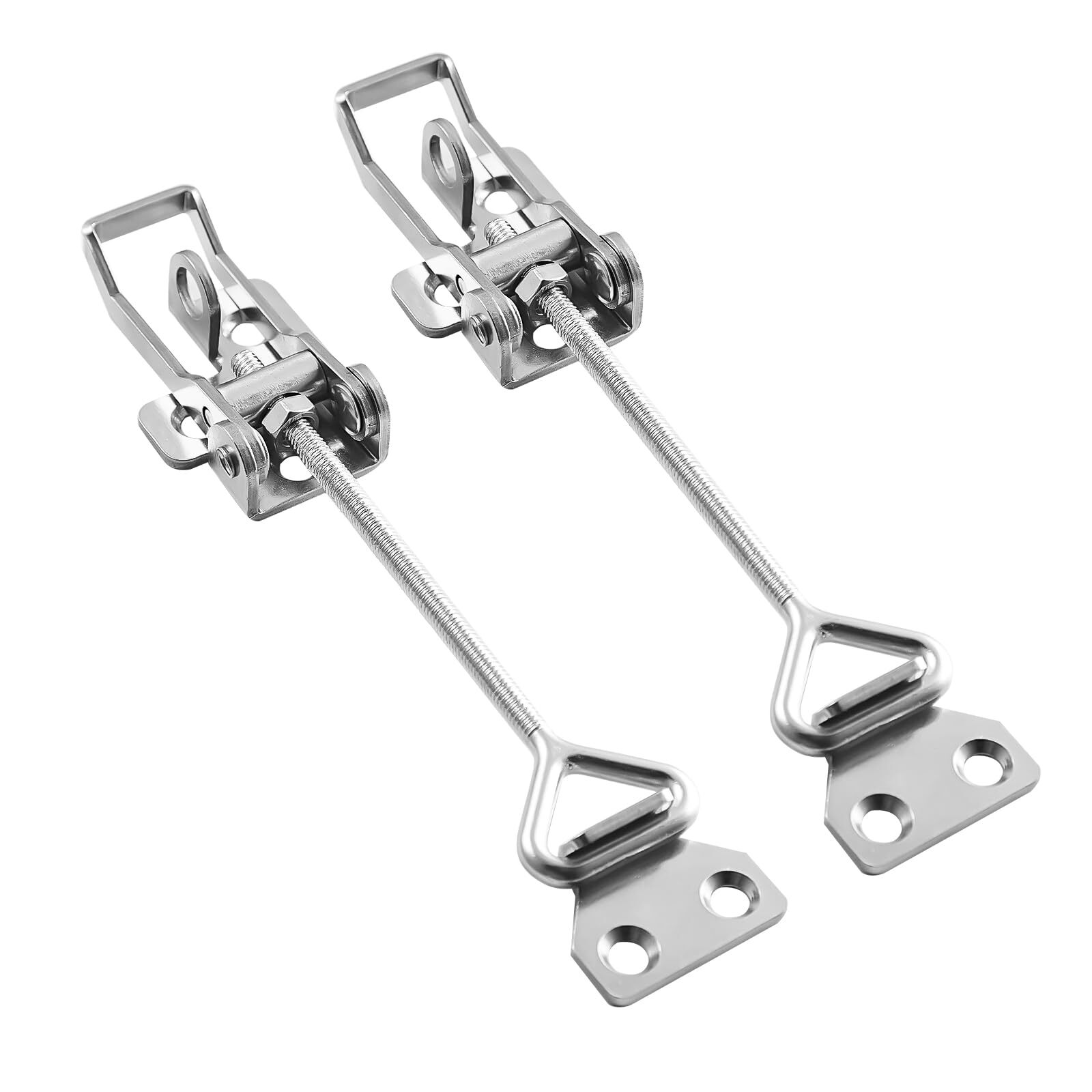 Industrial Strength Toggle Clamp Set 304 SS Locking Hasp 160-170mm/6.3-6.7 In…