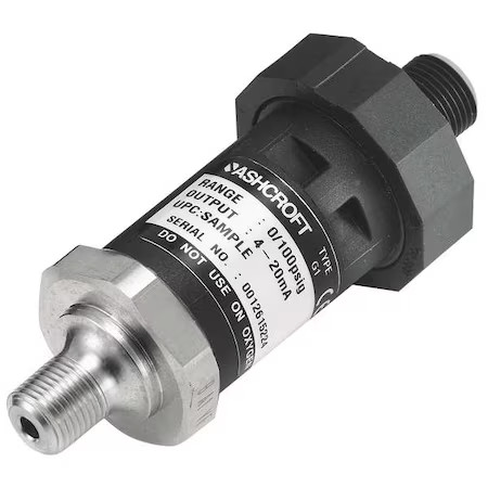 Ashcroft G17m0115ew7500# Transducer, 0 To7500 Psi, Output 1 To 5Vdc