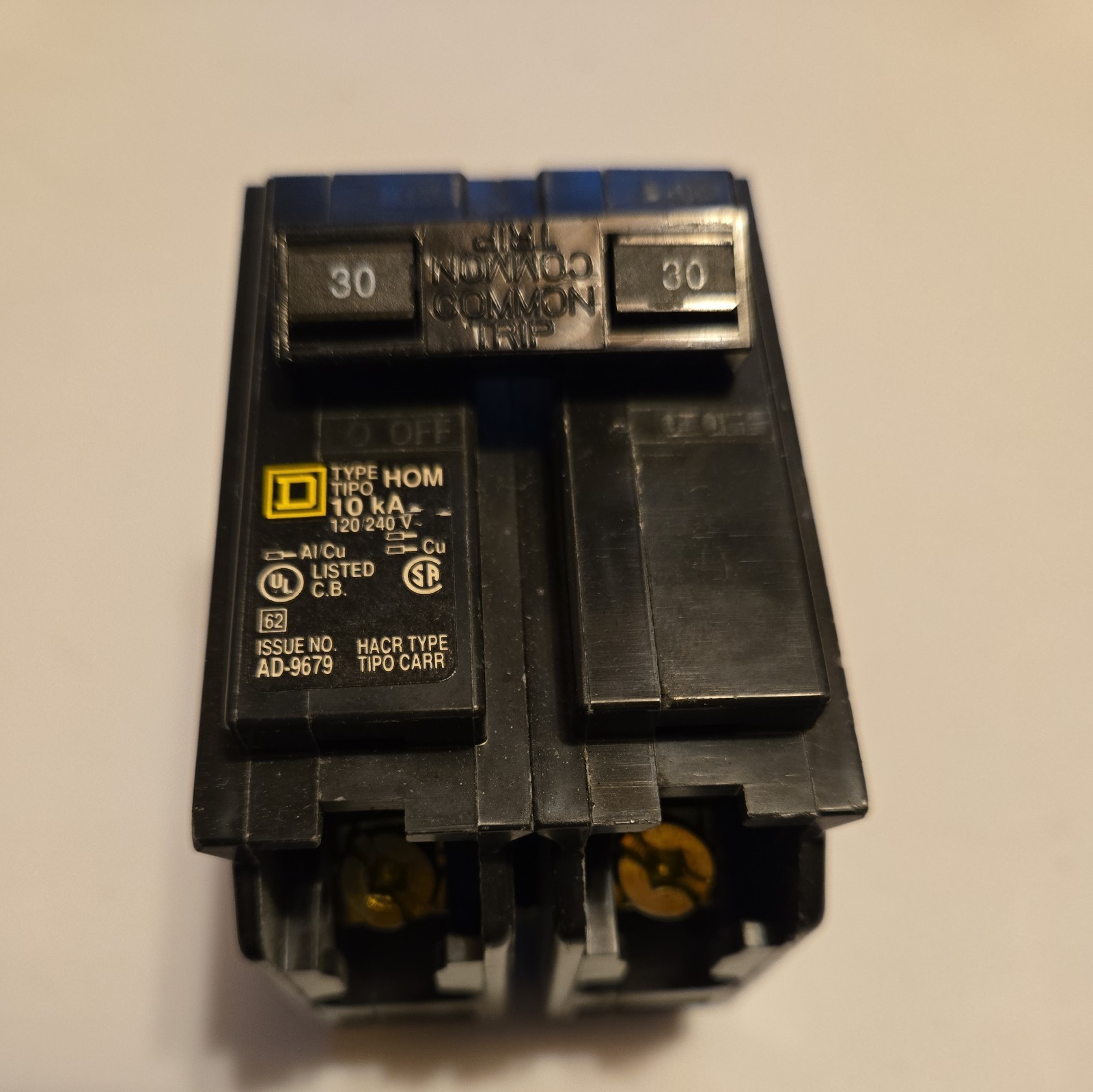 Square D Homeline 30 Amp 2 Pole Circuit Breaker HOM230