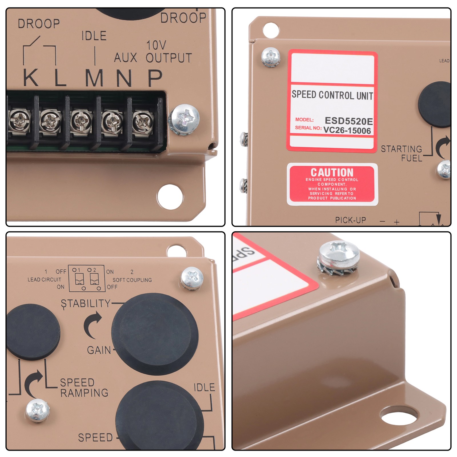 For ESD5520E Generator Set Control Engine Speed Governor Controller