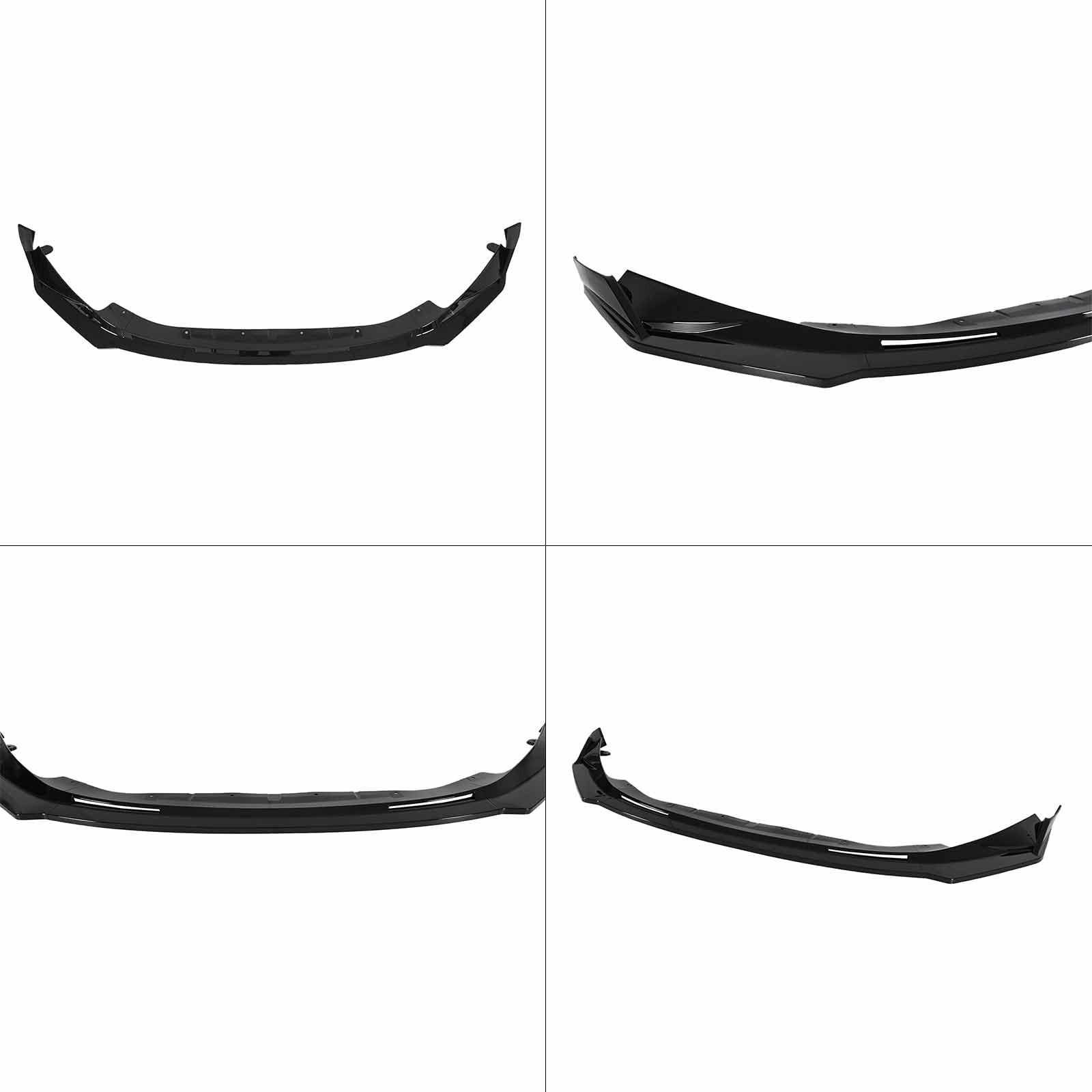 V-Style Front Lip G80 M3 G82 G83 M4 2021-2026 3PC Chin Splitter ABS Glossy Black