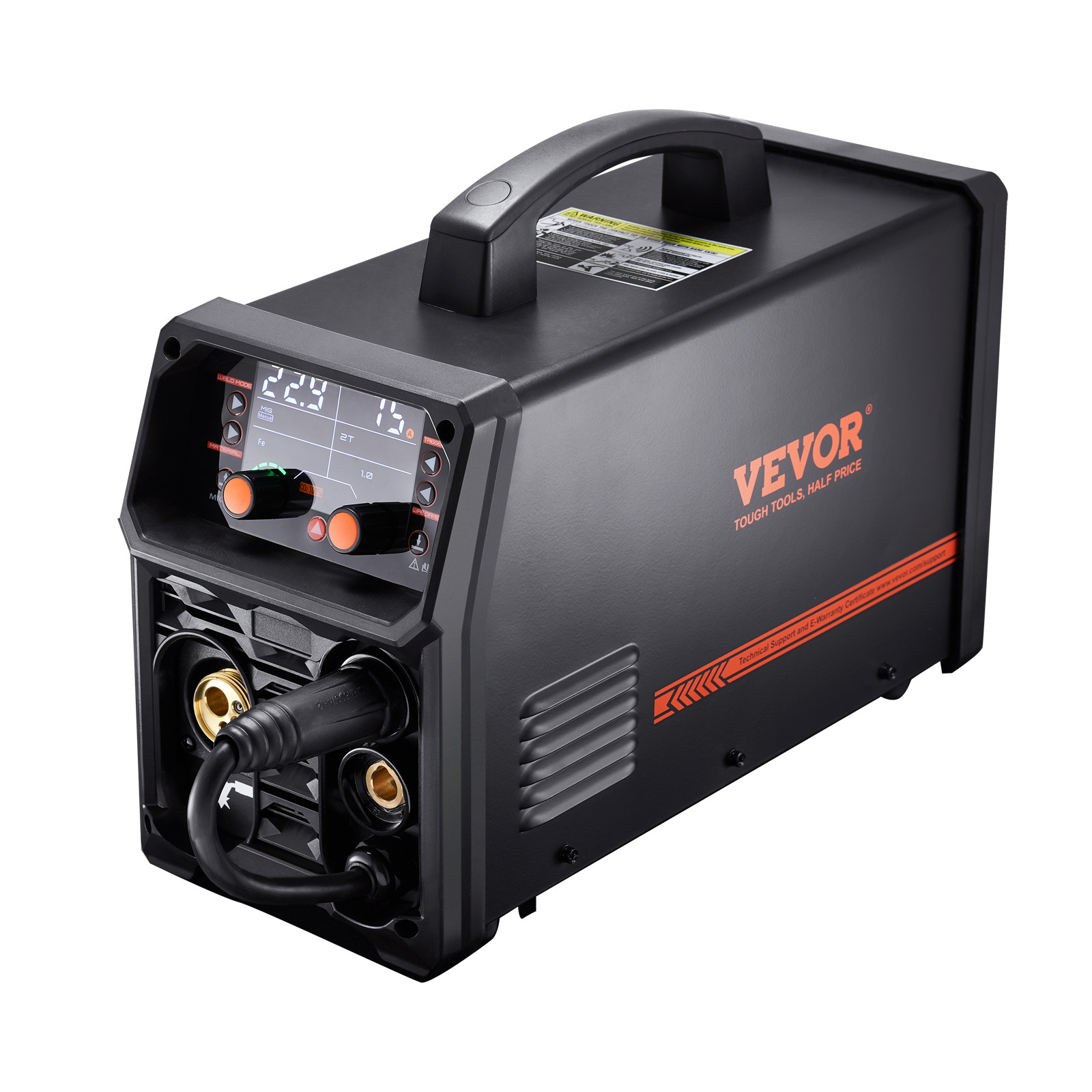 MIG Welder 200Amps Welding Machine 4-in-1 Gas MIG/Flux Core MIG/Stick/Lift TIG