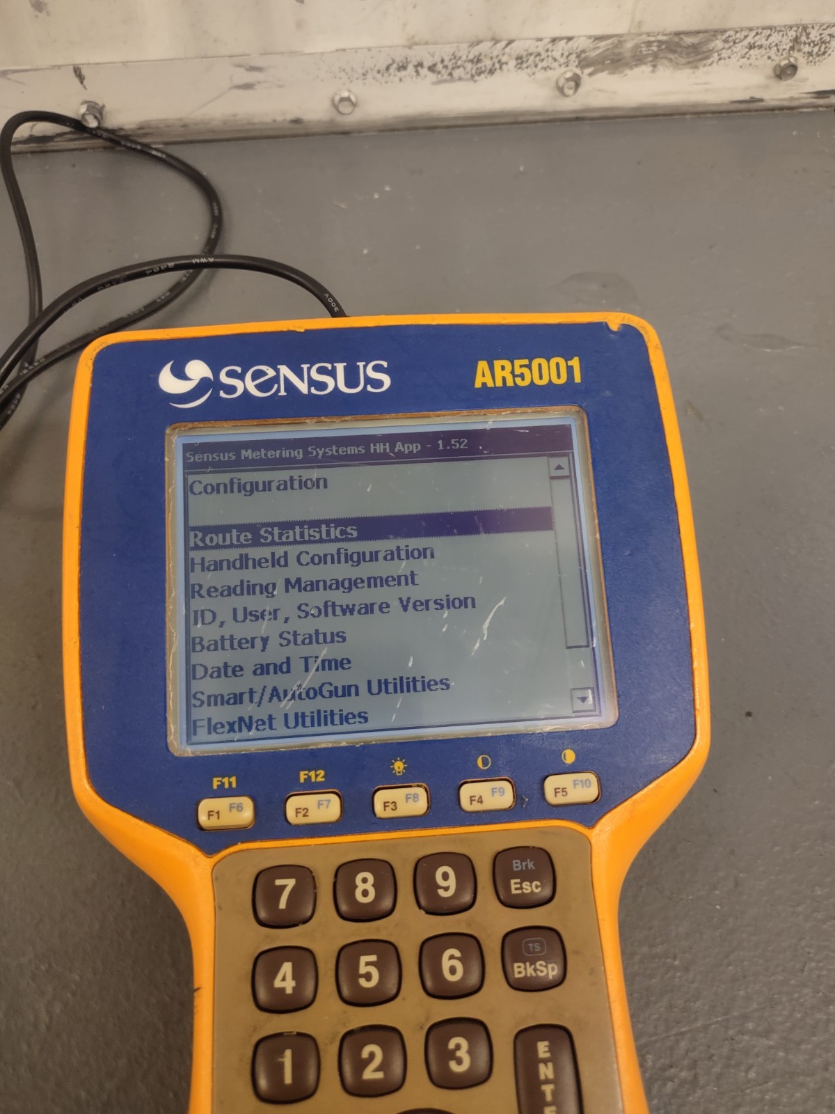 Sensus AR5001 Handheld Meter Reading Device with AC Power Adapter Charger