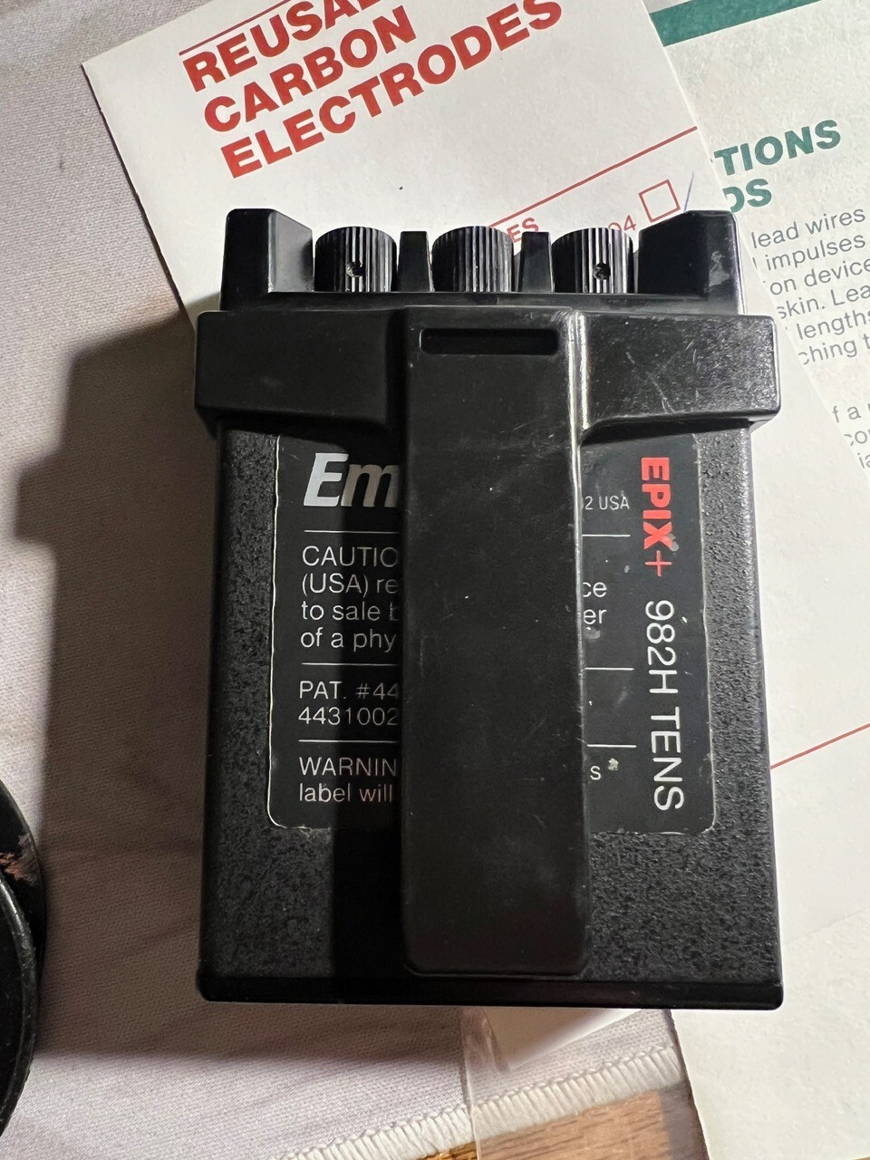 Empi Epix + 982H TENS_Pain Relief_Nerve Stimulator_w/ Case & Other Accessories