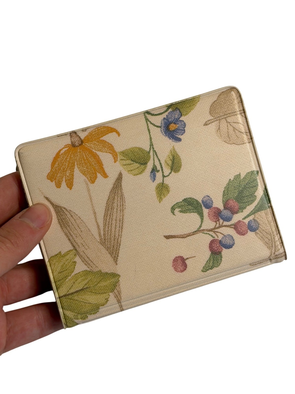 Longaberger Floral Butterfly Notepad Paper Desk Stationary Charming Decor New
