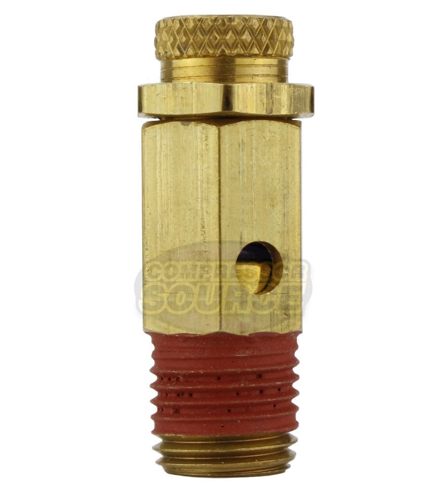 100-150 PSI 1/4″ MNPT Air Compressor Pressure Adjustable Relief Pop Off Valve